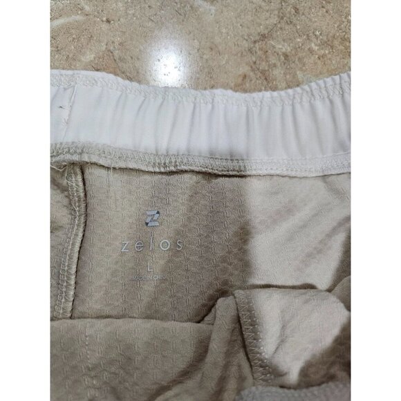 NWT Zelos Men's Textured Joggers, Ivory, Size Large - Picture 4 of 7